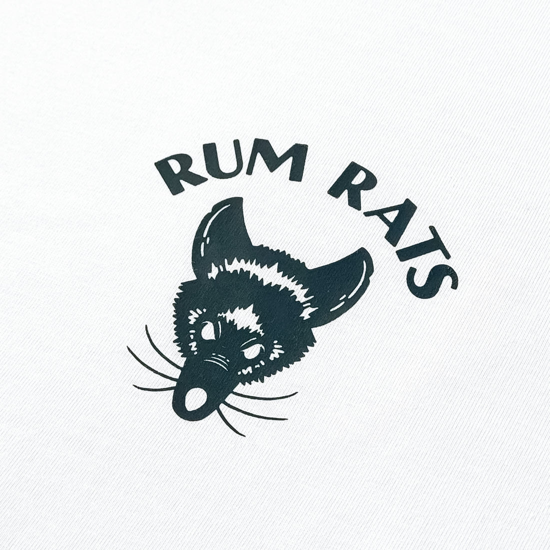 Rum Rats - Rat In A Bottle Tee White