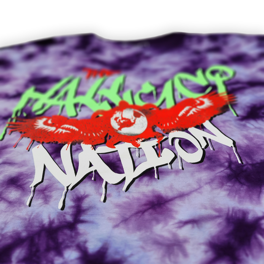 The Halluci Nation - Still Druming Graffiti Tie Dye Tee