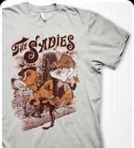 THE SADIES -Hound- Silver T-Shirt