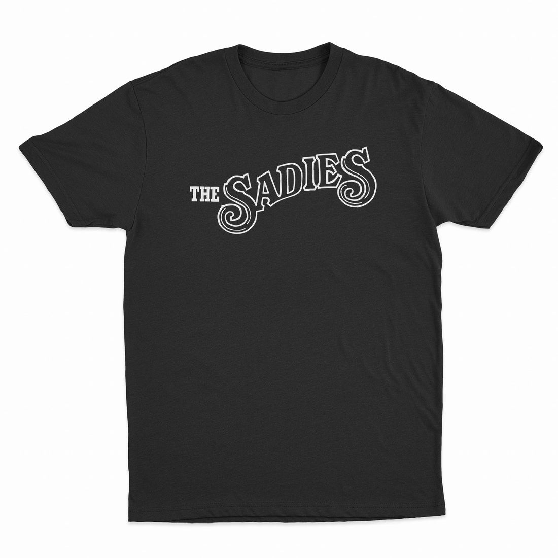 THE SADIES - Classic Logo Black Tee - Adult and Youth Sizing