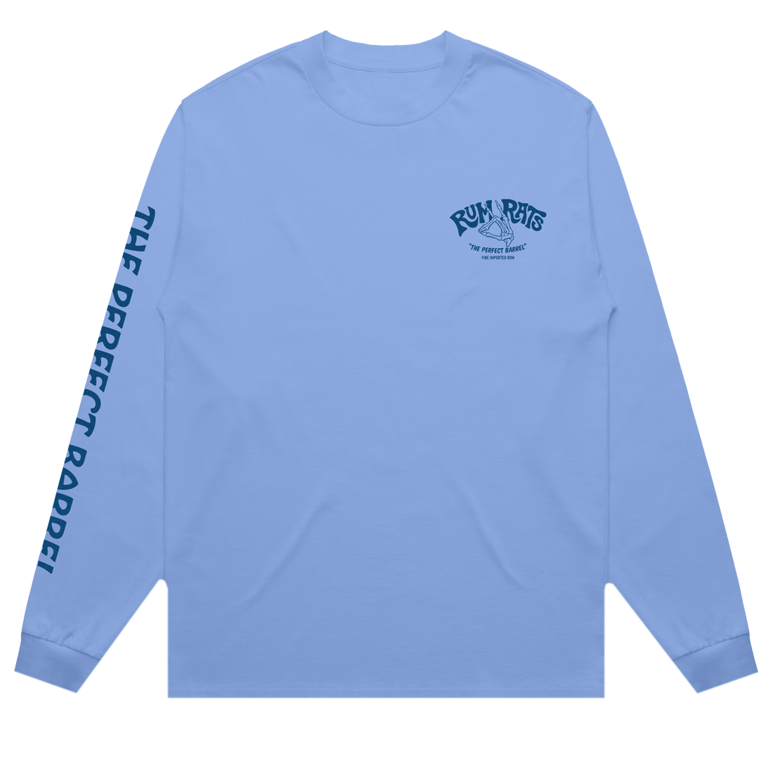 Rum Rats - Surf Rat Long Sleeve - Blue Unisex Tee – KT8 Merch Co.