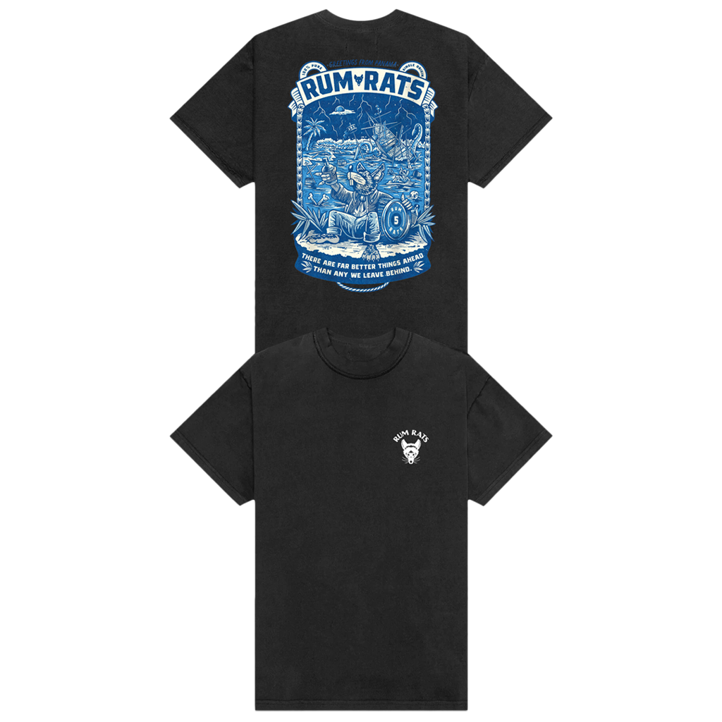 Rum Merch Rum Rats - Sinking Ship Tee Black – KT8 Merch Co.