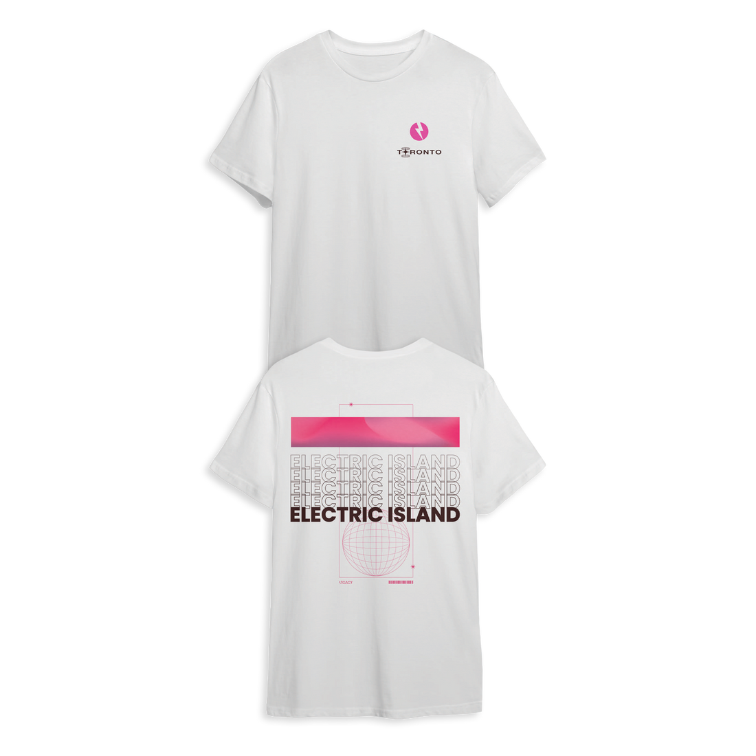 ELECTRIC ISLAND - Solar Sphere Tee - White