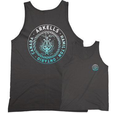 Arkells - Gradient Logo - Charcoal Tank Top