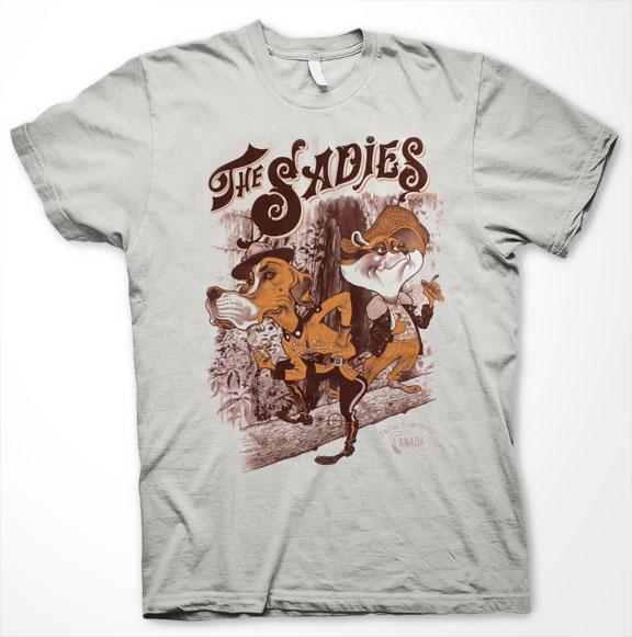 THE SADIES -Hound- Silver T-Shirt