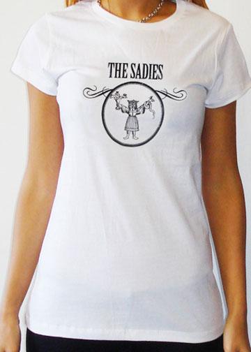 THE SADIES Girls Logo Shirt - WHITE