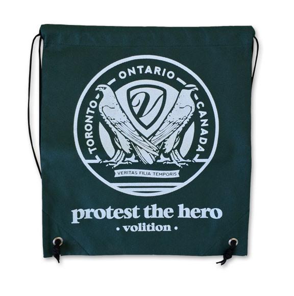 PROTEST THE HERO Volition Green Cinch Bag