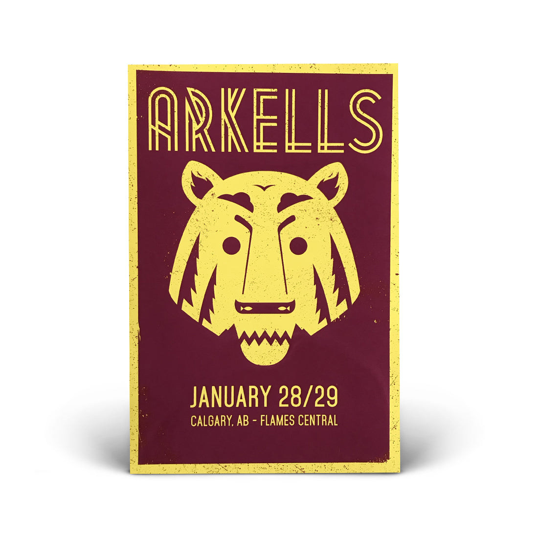 Arkells - Lion - 2015 Silkscreened Poster - Calgary