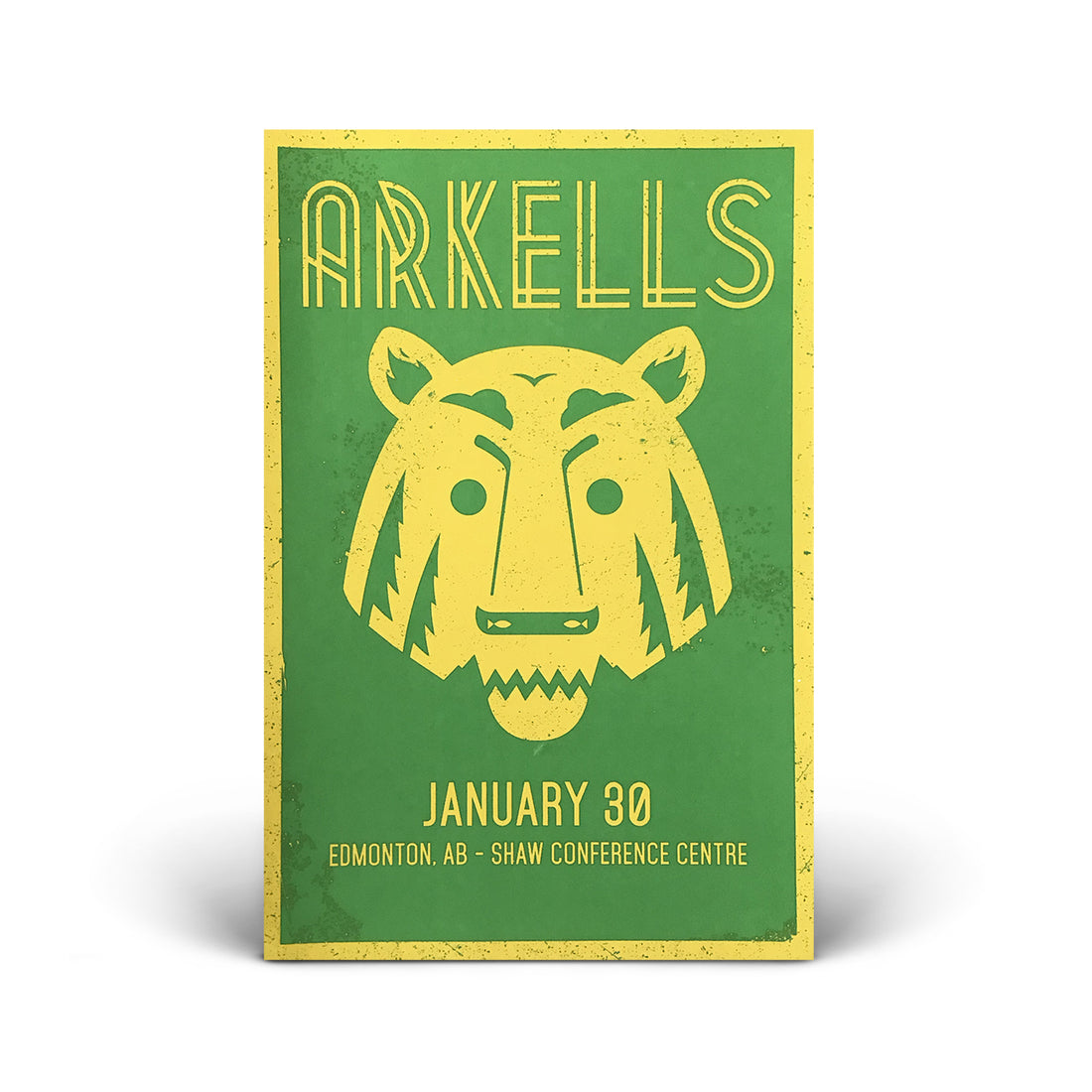 Arkells - Lion - 2015 Silkscreened Poster - Edmonton