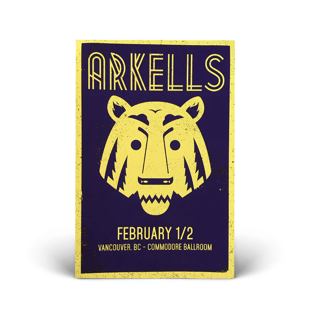 Arkells - Lion - 2015 Silkscreened Poster - Vancouver