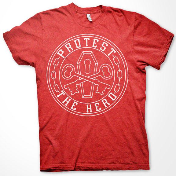 PROTEST THE HERO Keys Heather Red T-Shirt