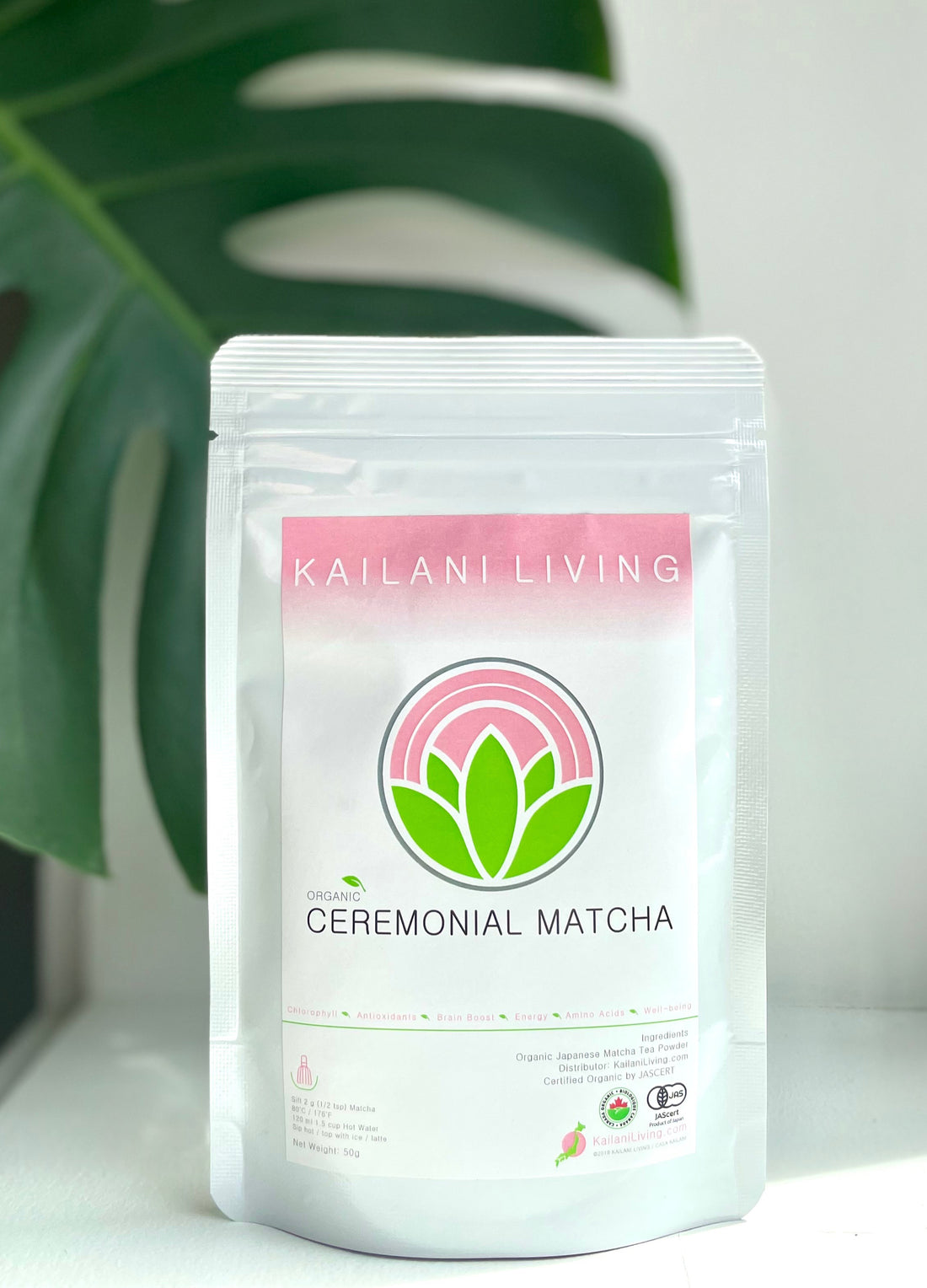 Kailani Living - 50 gm  - Ceremonial Organic Matcha