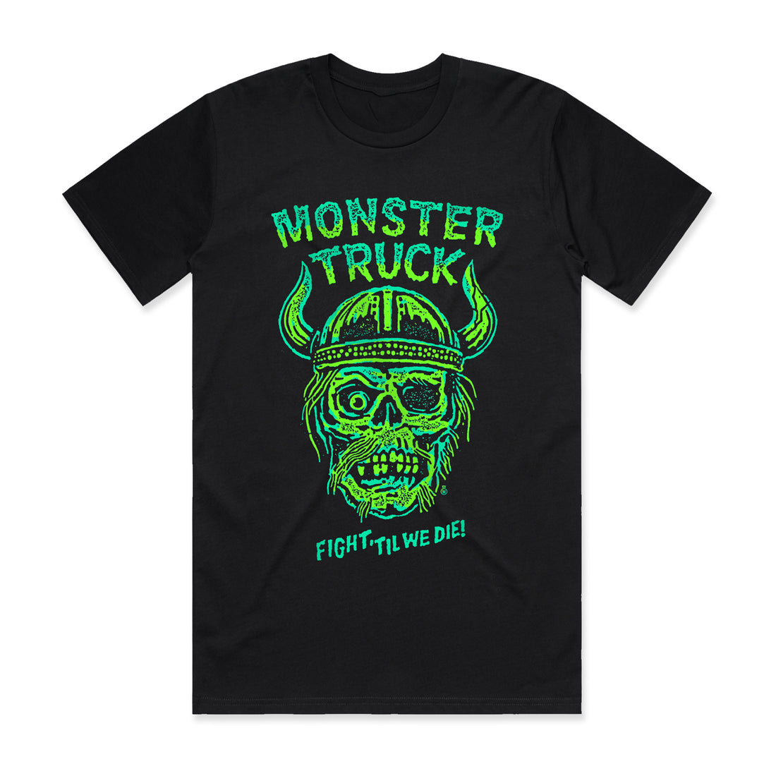 Monster Truck - Viking Skull - Black Tee