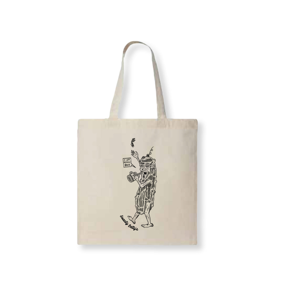 Sweaty Betty's - Pickle Back - Natural Tote Bag