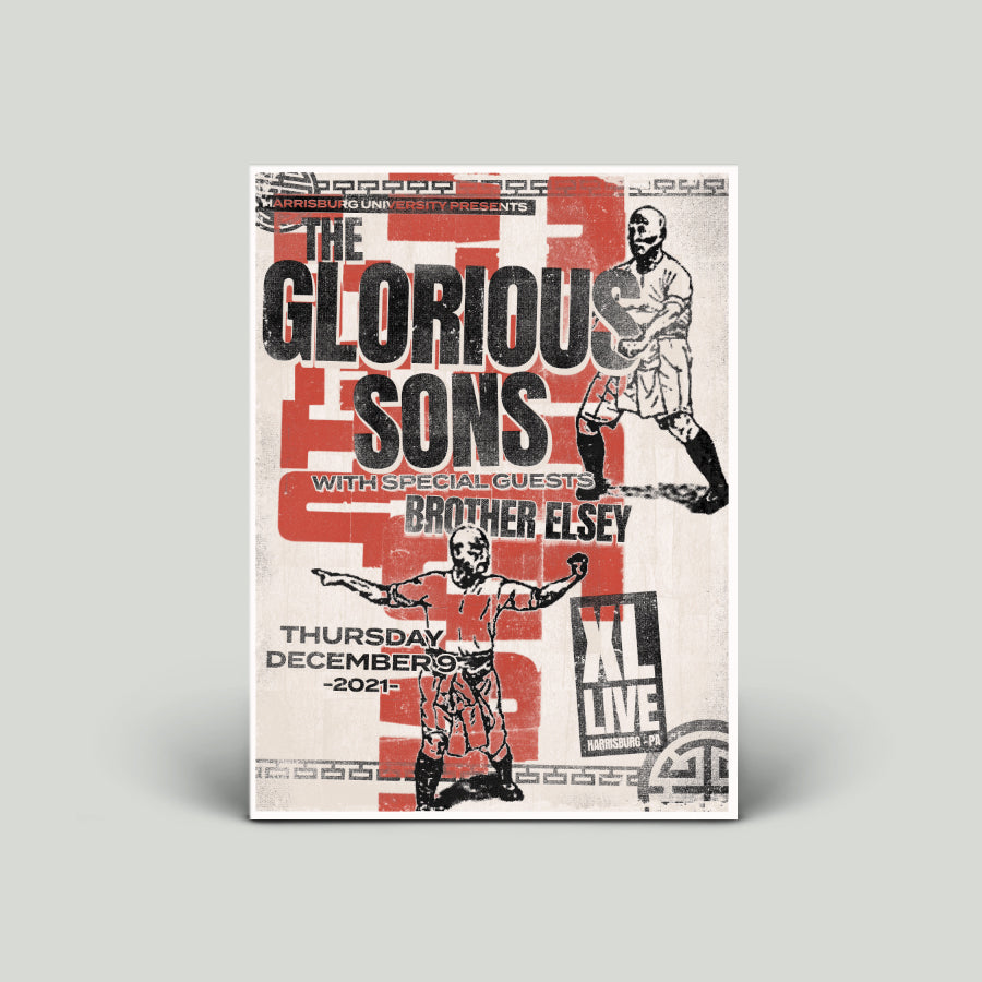 The Glorious Sons - Show Poster - Harrisburg, PA (Dec 9, 2021 at XL Live)