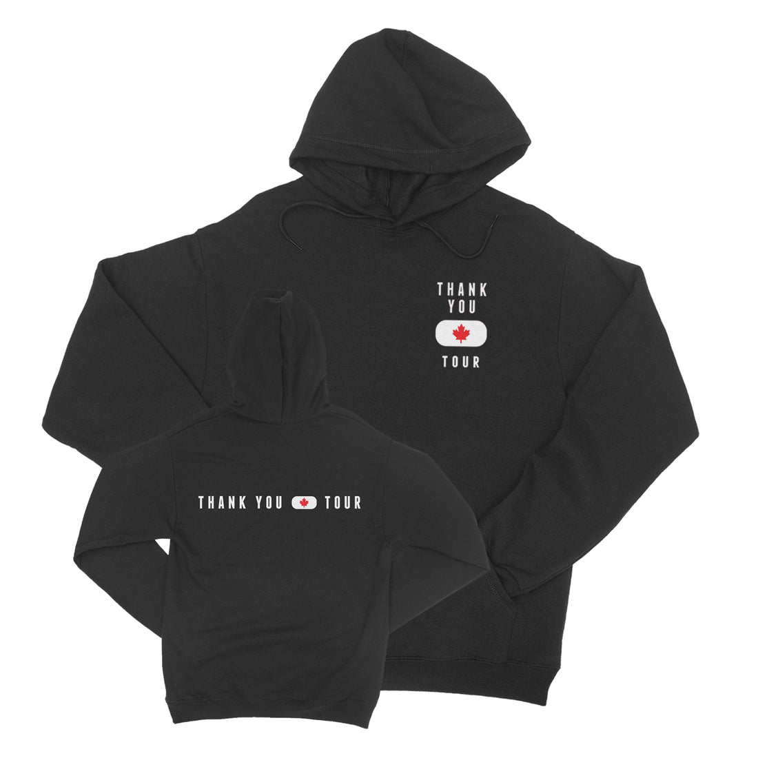 Thank You Canada Tour - Logo Pullover Hoodie - Black