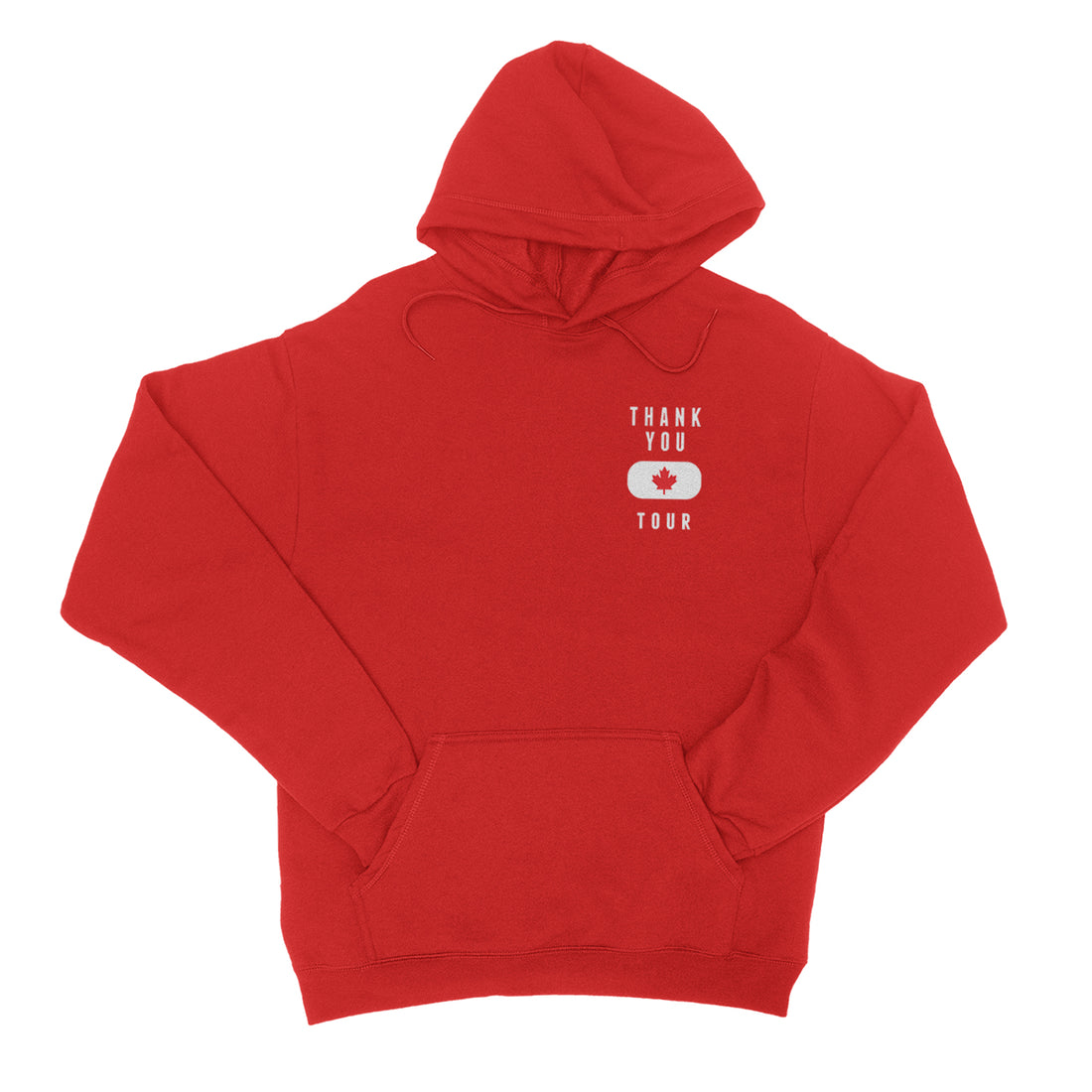 Thank You Canada Tour - Logo Pullover Hoodie - Red
