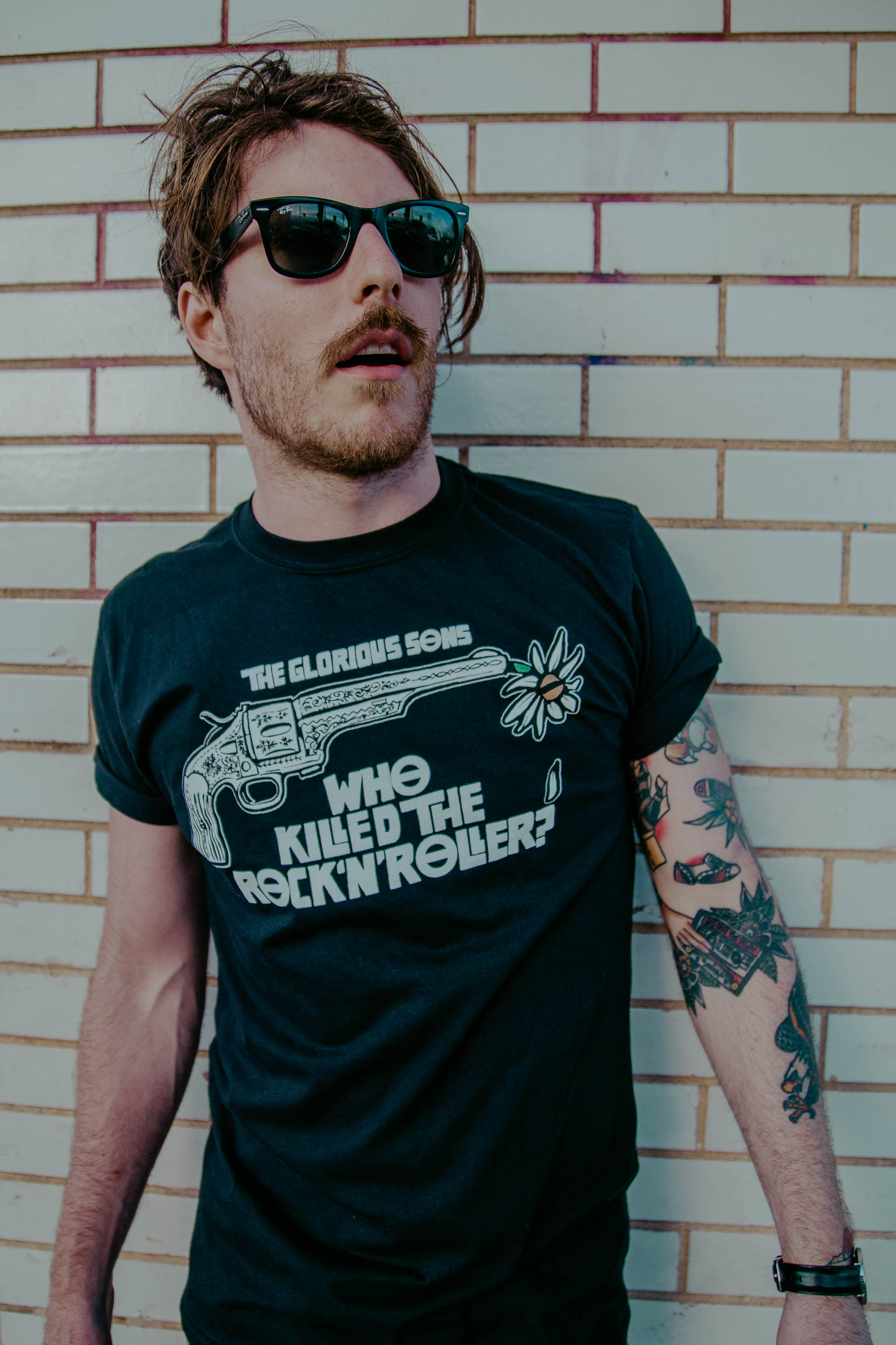 The Glorious Sons - Who Killed The Rock & Roller - Black Tee – KT8 ...