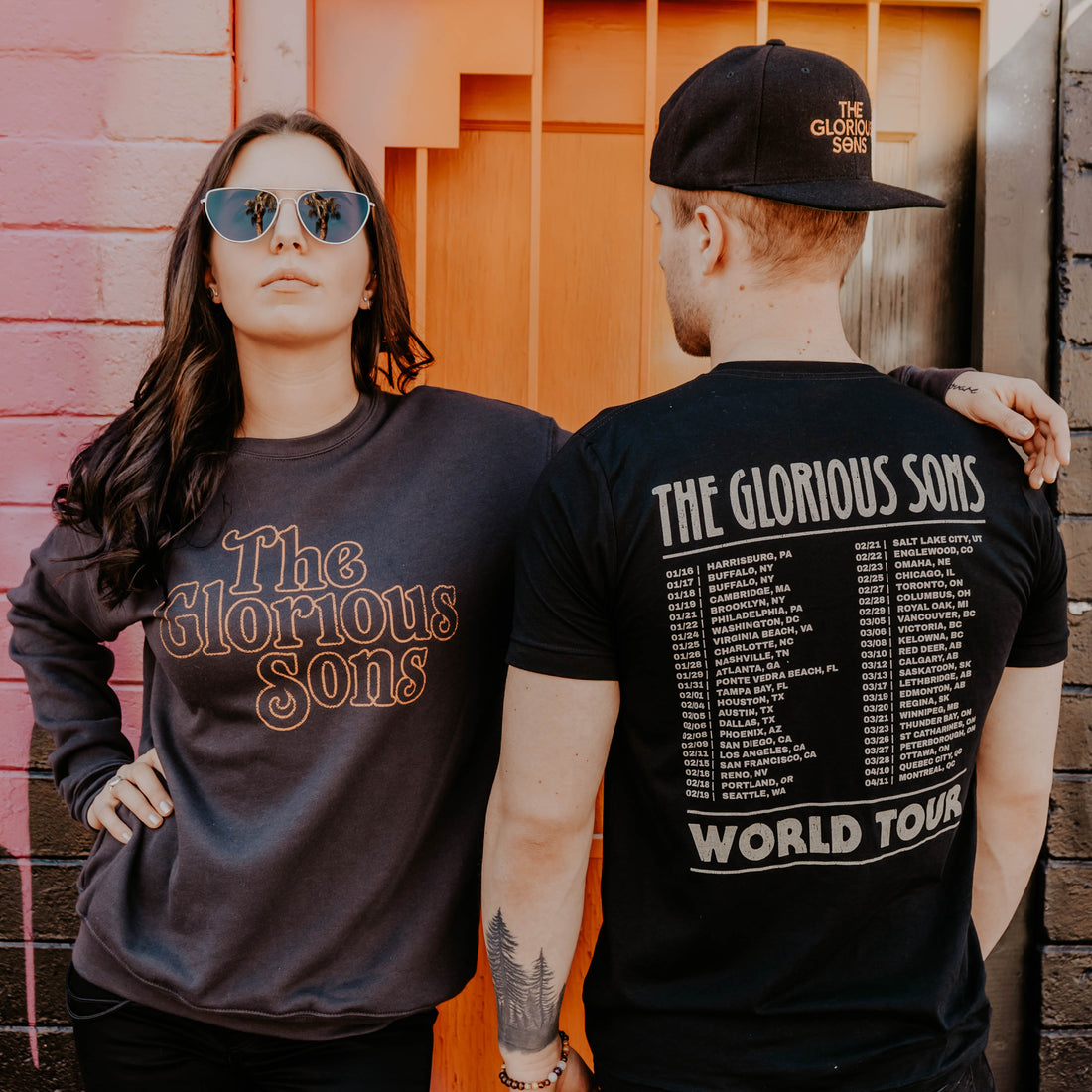 The Glorious Sons - 2020 World Tour - Black Tee