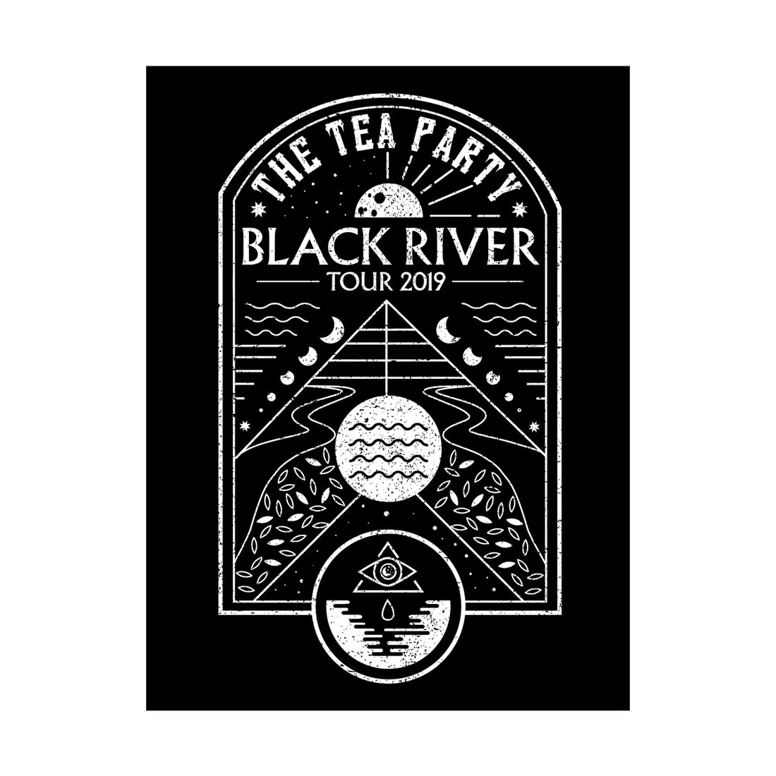 The Tea Party - Black River - Tour Poster